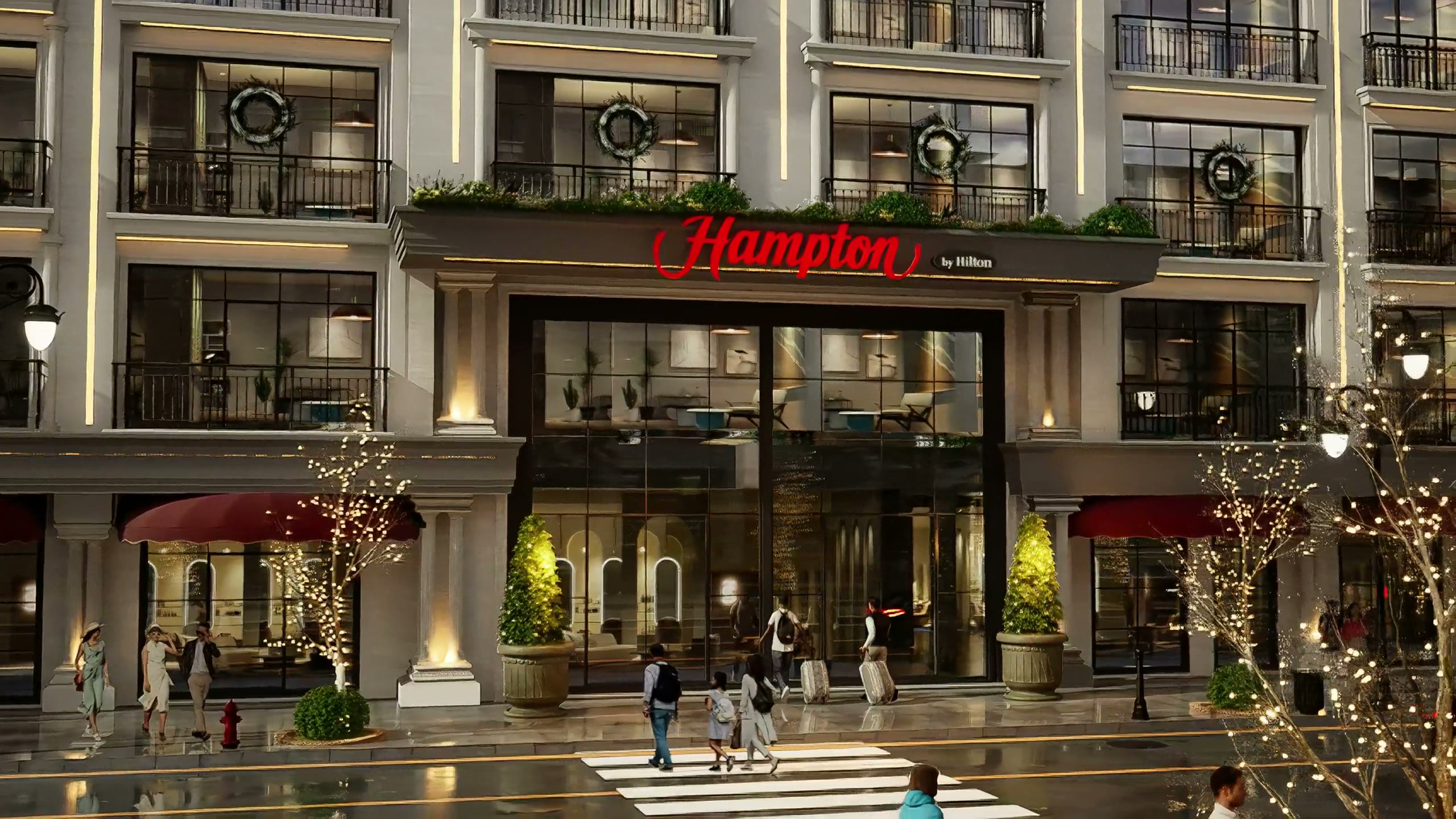 Hampton otel mimari projesi