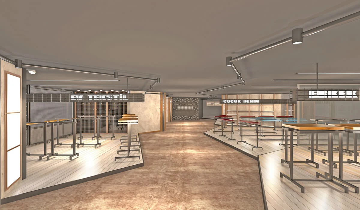 GAMATEKS SHOWROOM PROJESİ — 1